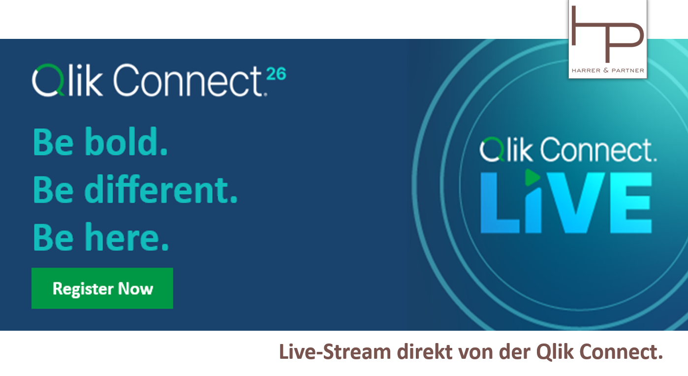 Qlik Connect LIVE: Die neuesten Insights direkt vom Event als Stream
