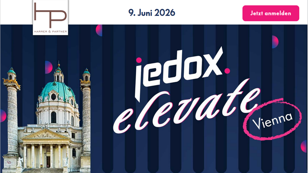 Jedox Elevate 2026 in Wien – Echte Finance-Transformation erleben