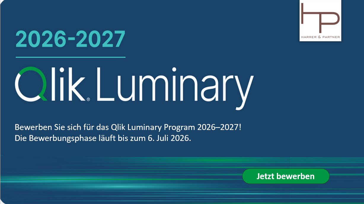 Qlik Luminary 2026-2027: Werden Sie Teil der Stimmen, die die Zukunft von Analytics und KI gestalten
