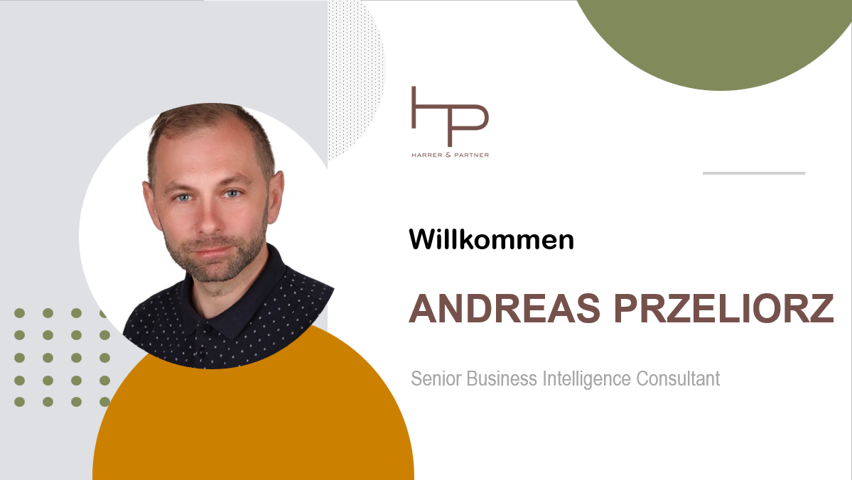 Willkommen im Team: Andreas Przeliorz verstärkt Harrer & Partner als Senior Business Consultant für Qlik